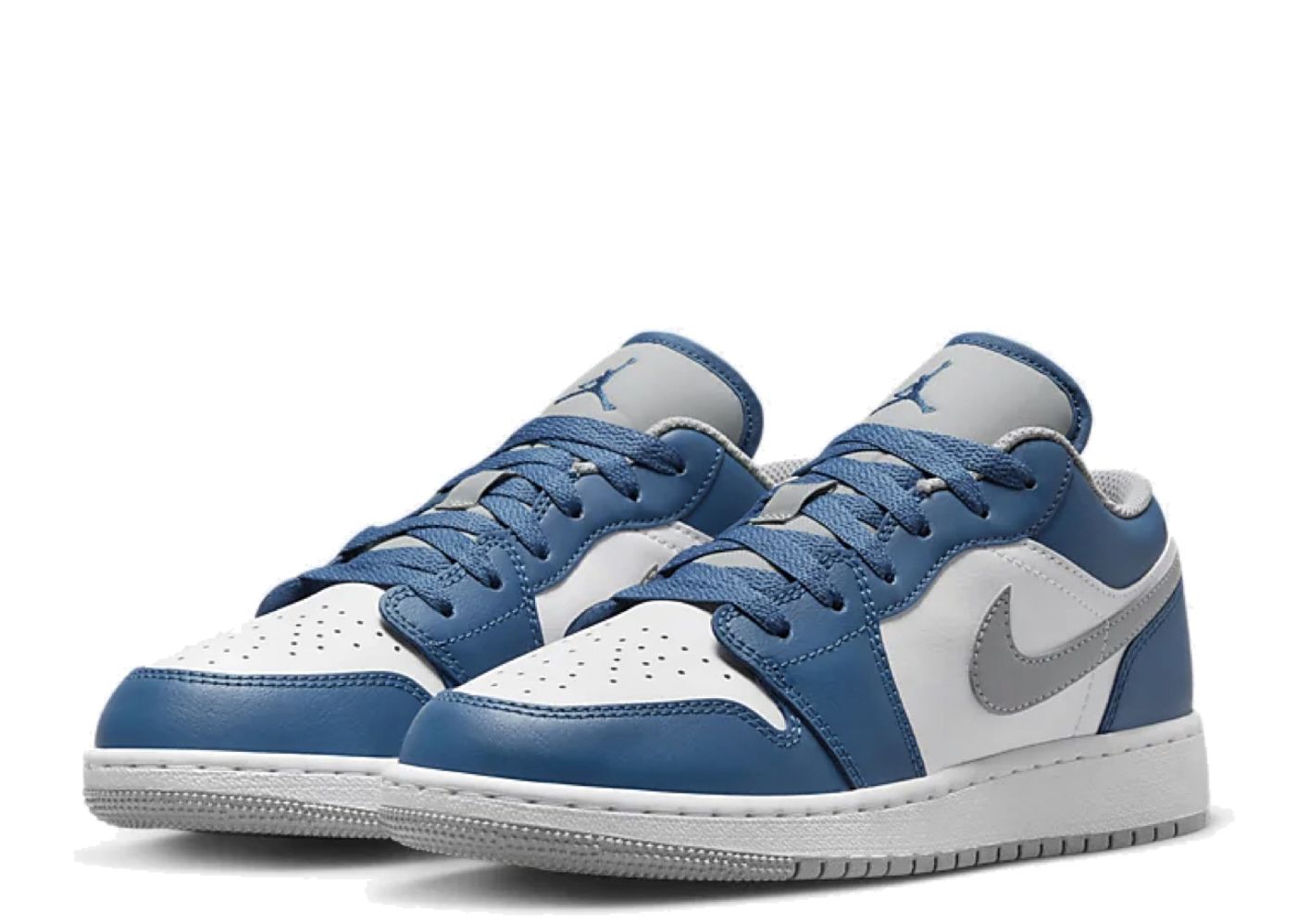 Jordan 1 Mid True Blue Cement (GS) –