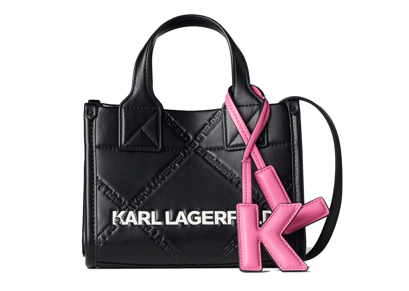 Beli Karl Lagerfeld K/skuare Embossed Small Tote Bag | Kick Avenue