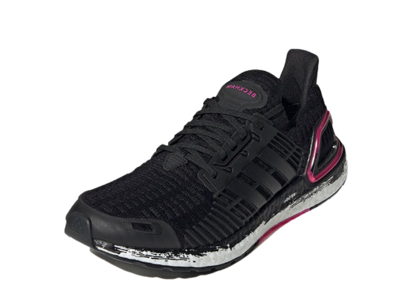 Ultra boost core 2025 black shock pink