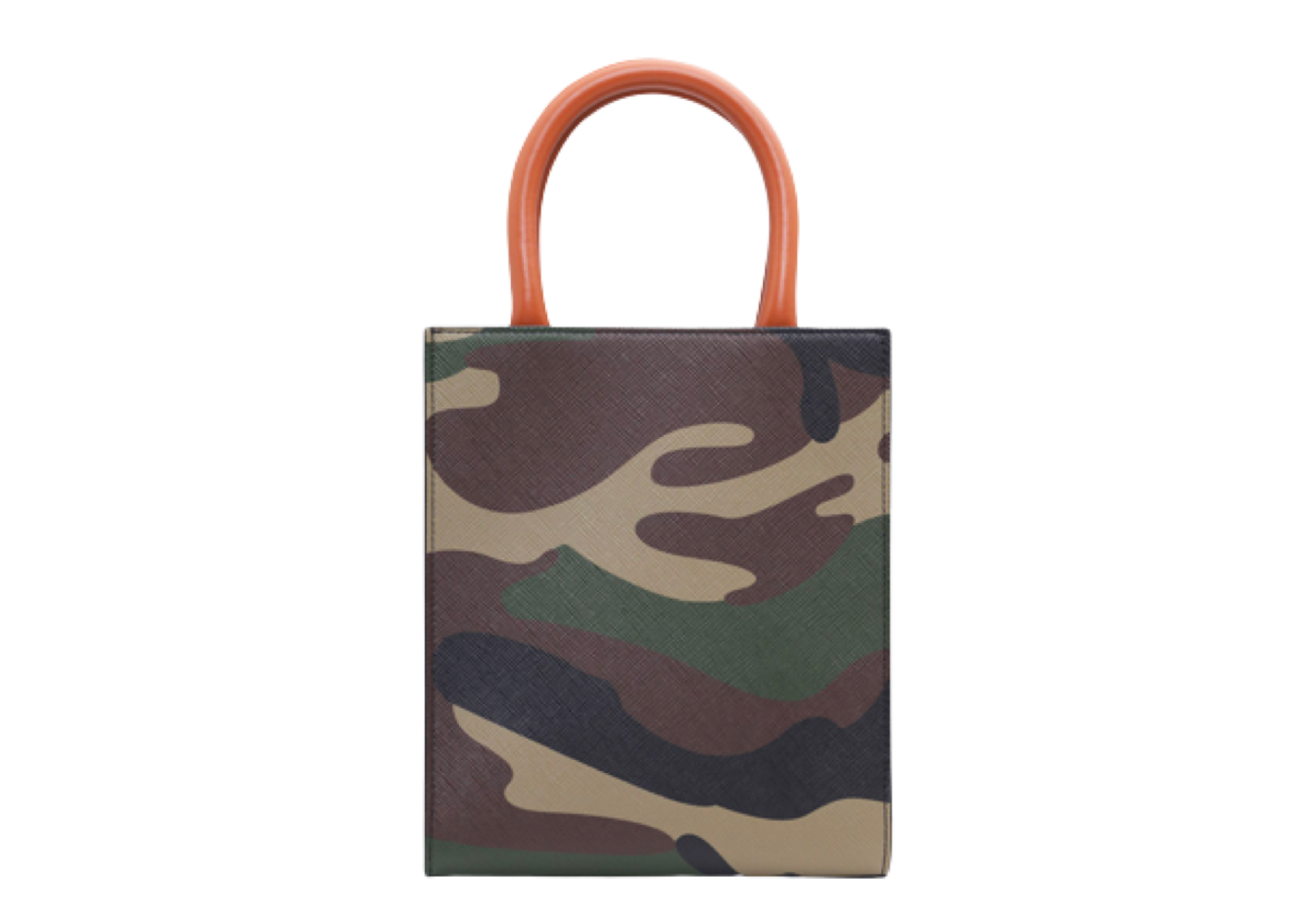 Beli Celine Mini Vertical Camouflage Cabas with Celine Print W