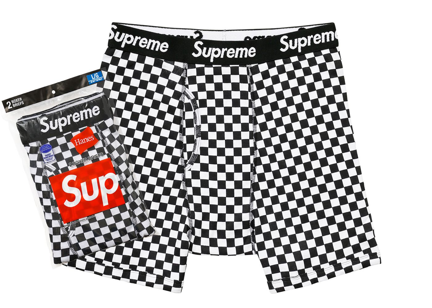 Supreme x Hanes Boxer Briefs (Black) – SneakerRack