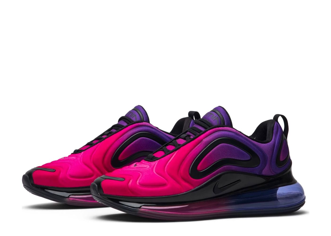 Air max 720 women's shoe hyper grape/black/hyper clearance pink