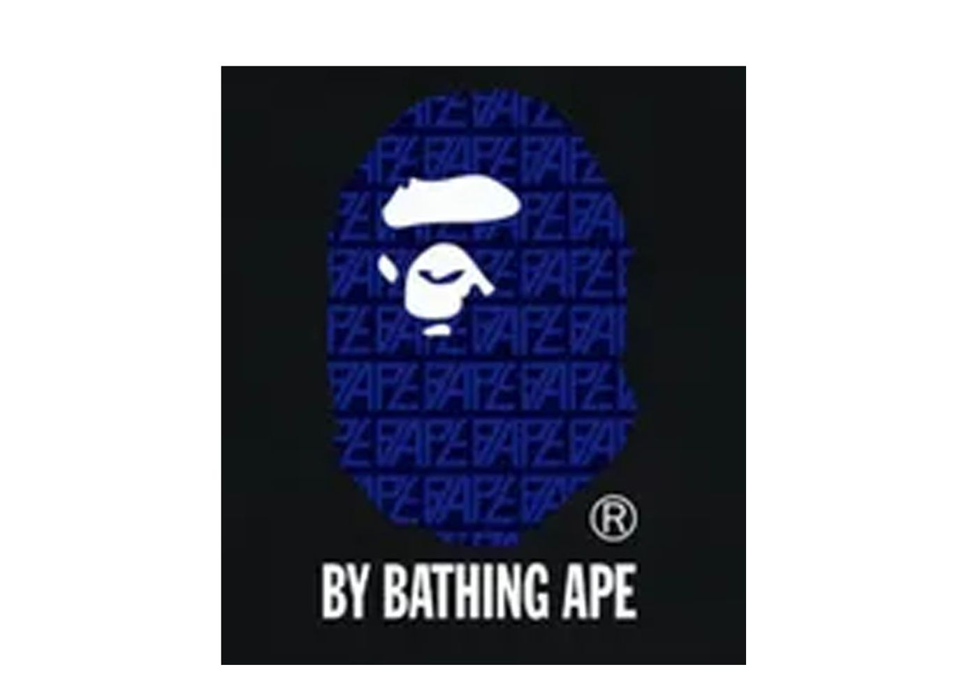 Beli BAPE Logo Monogram By Bathing Ape Tee Black Navy Kick Avenue