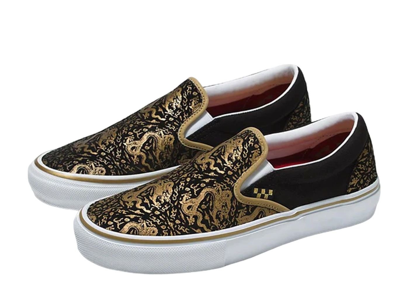 Vans Skate Slip On Lunar New Year Black Gold | Kick Avenue