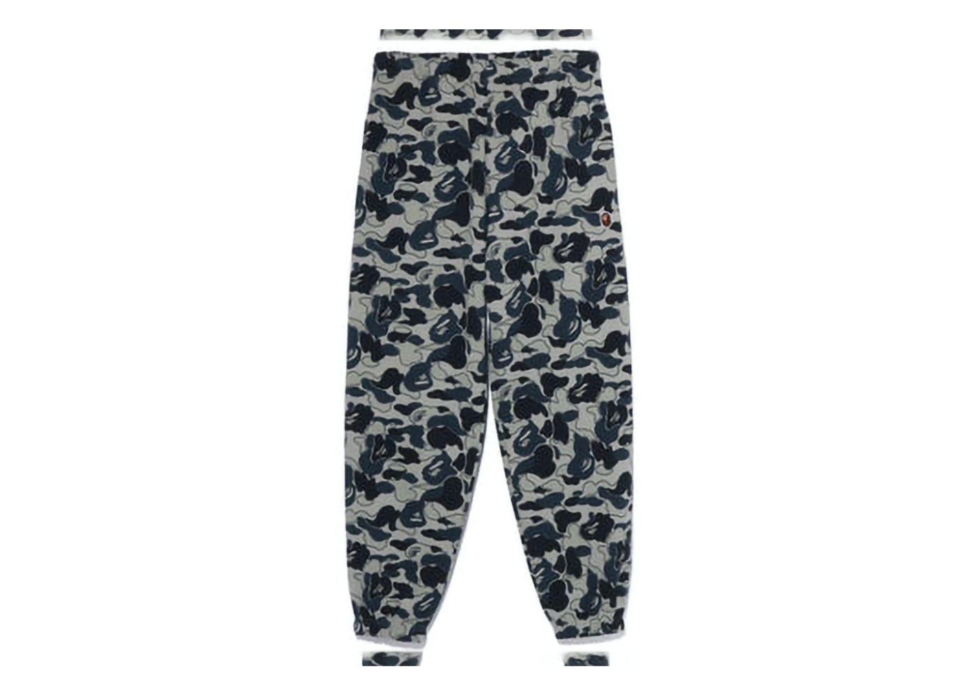 BAPE Womens Cookie Camo 2 Oversized Sweatpants Beige Kick Avenue