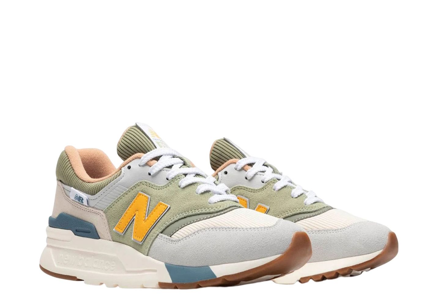 New balance 997 women hot sale olive