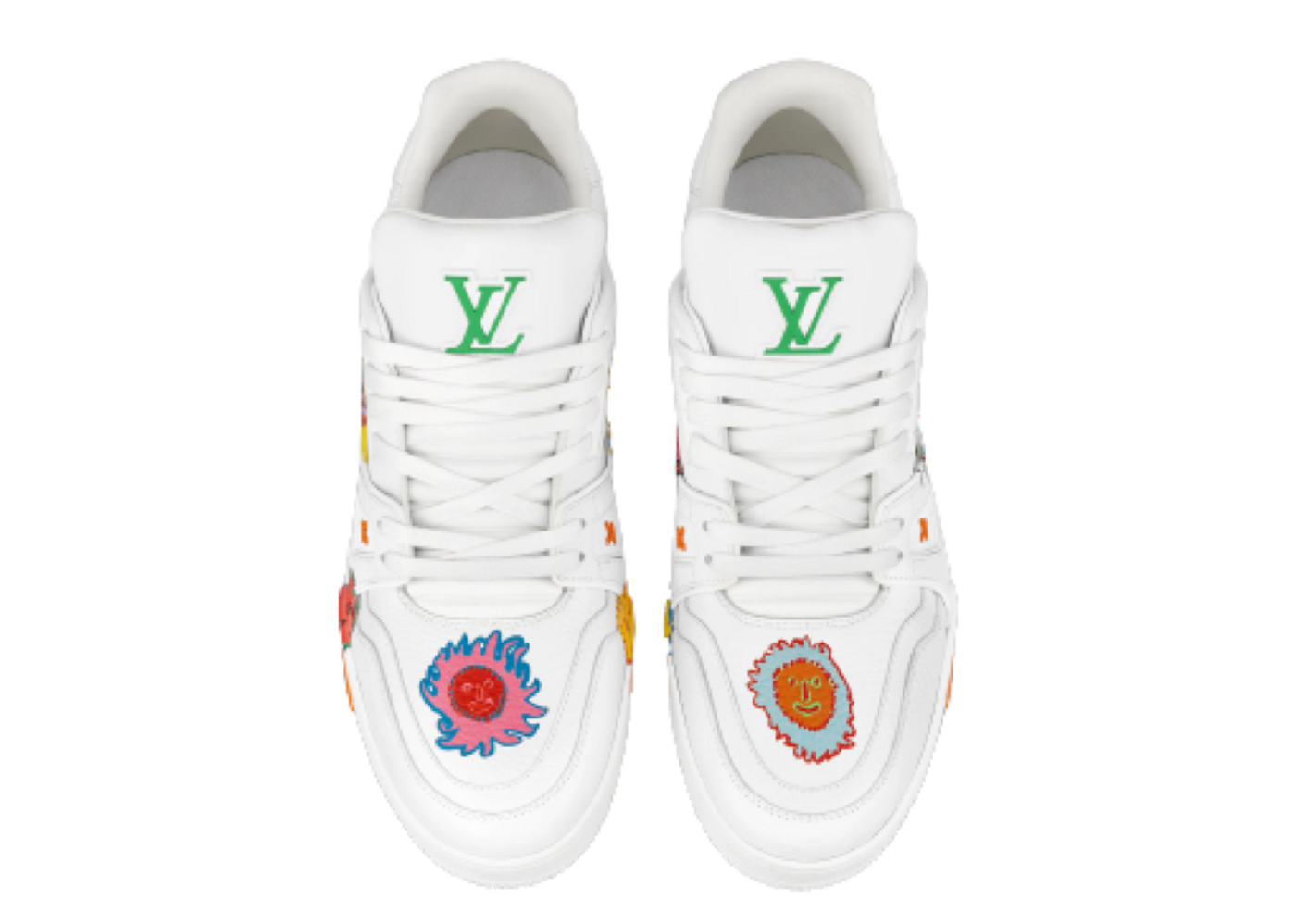 Louis Vuitton LV x YK LV Trainer Sneaker Yellow. Size 08.0