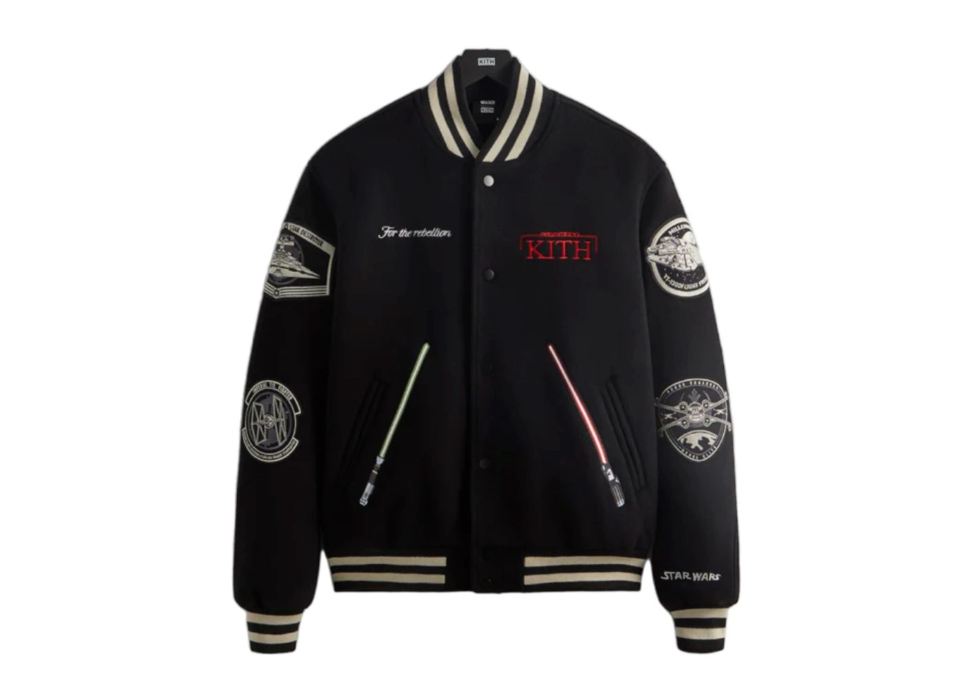 Beli STAR WARS X Kith Jedi Varsity Jacket | Kick Avenue