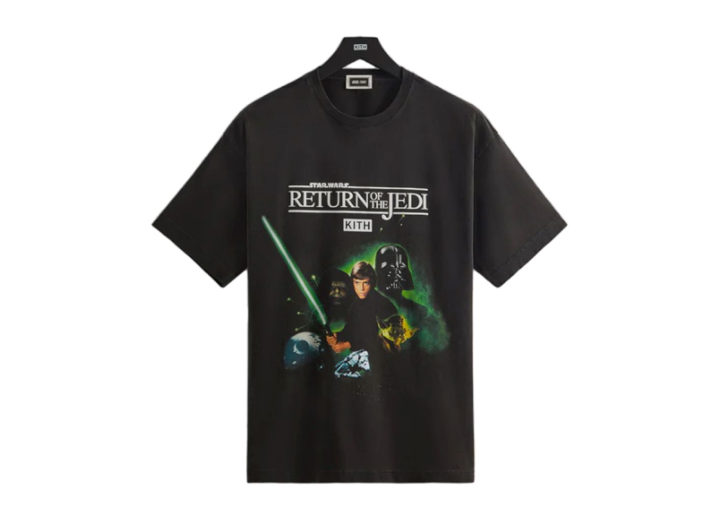 Beli Kith x STAR WARS Luke Poster Vintage Tee Black | Kick Avenue