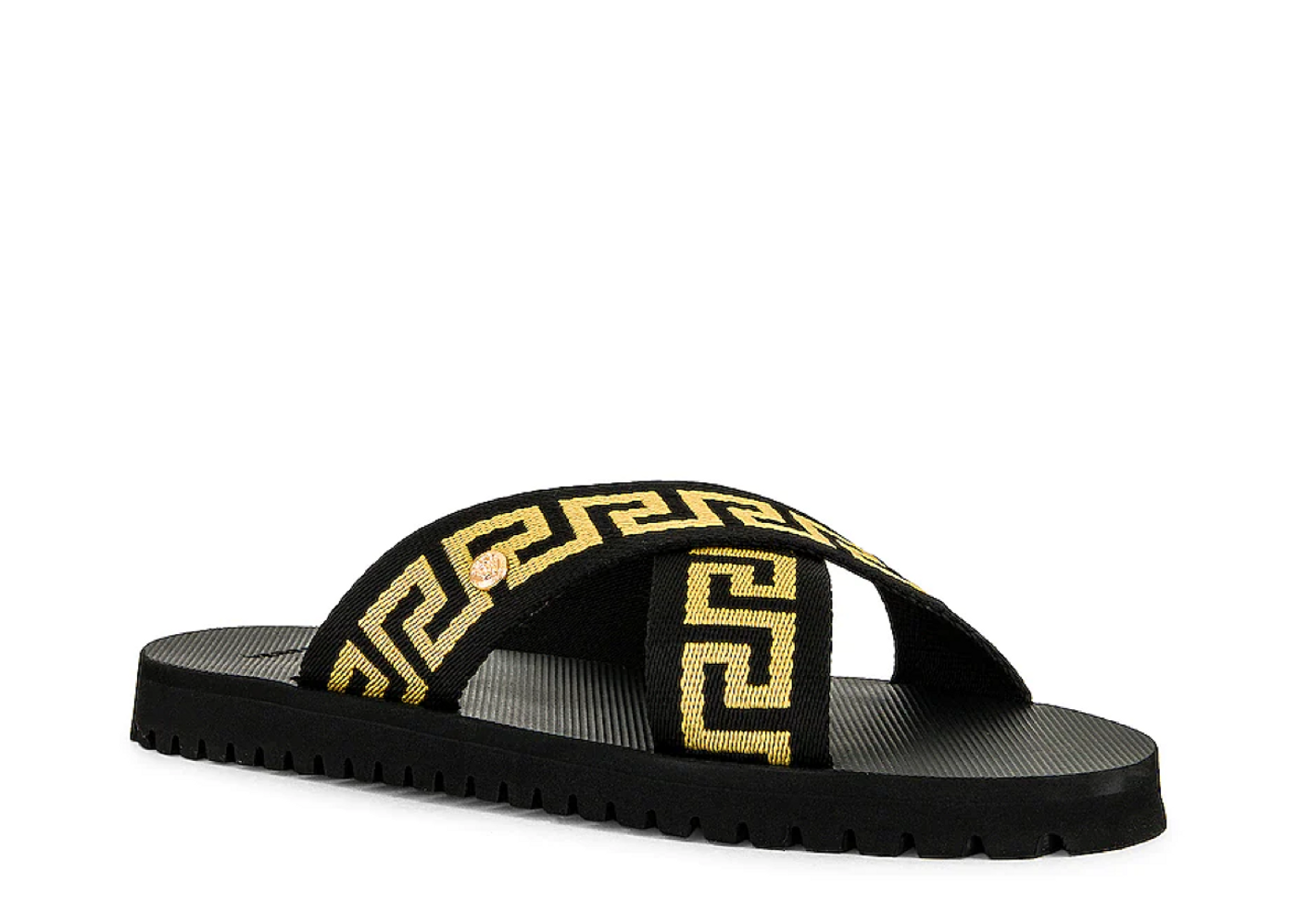 Versace Nastro Greca Sandals Kick Avenue