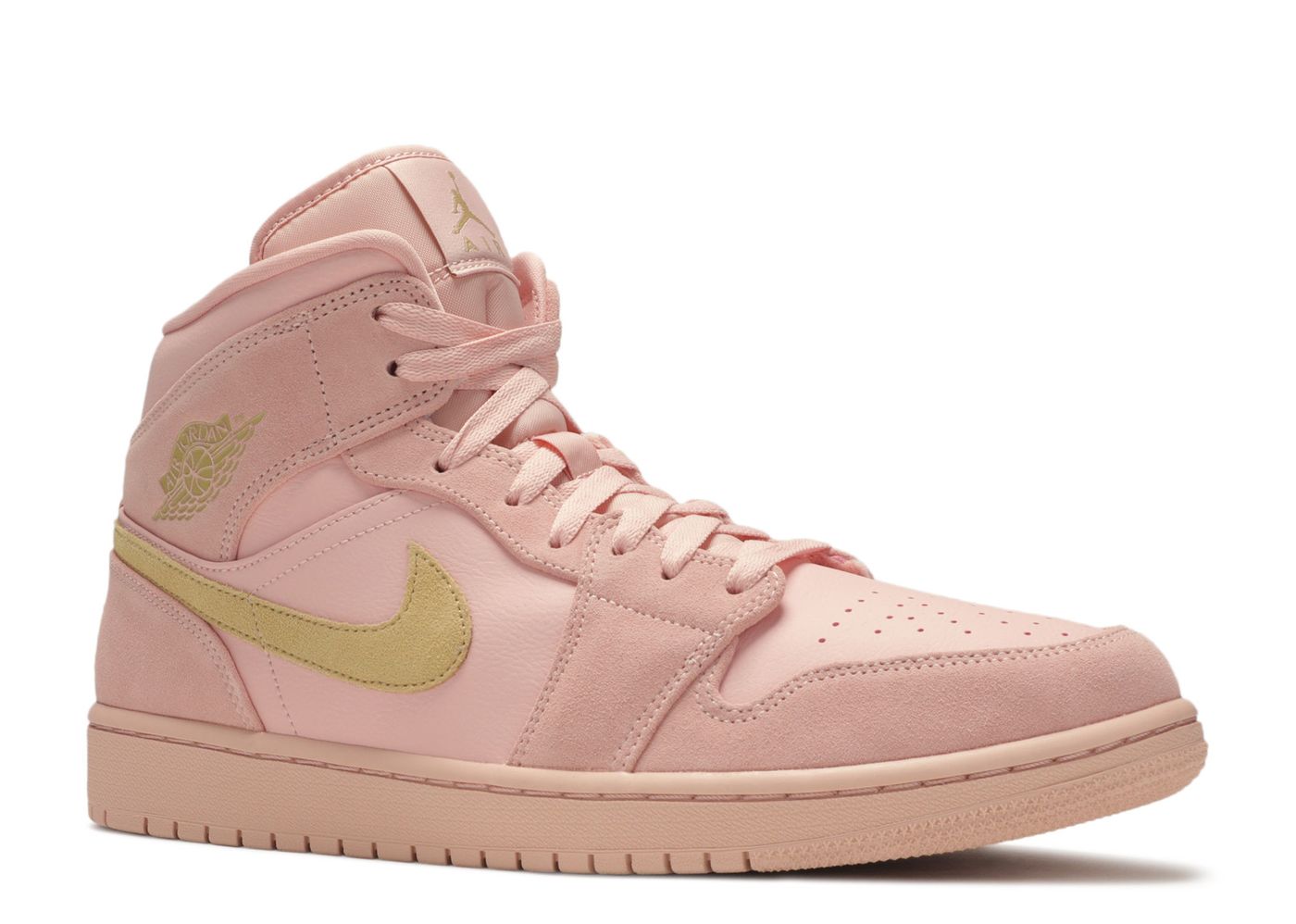 Jordan 1 Mid Hyper Pink White (TD)