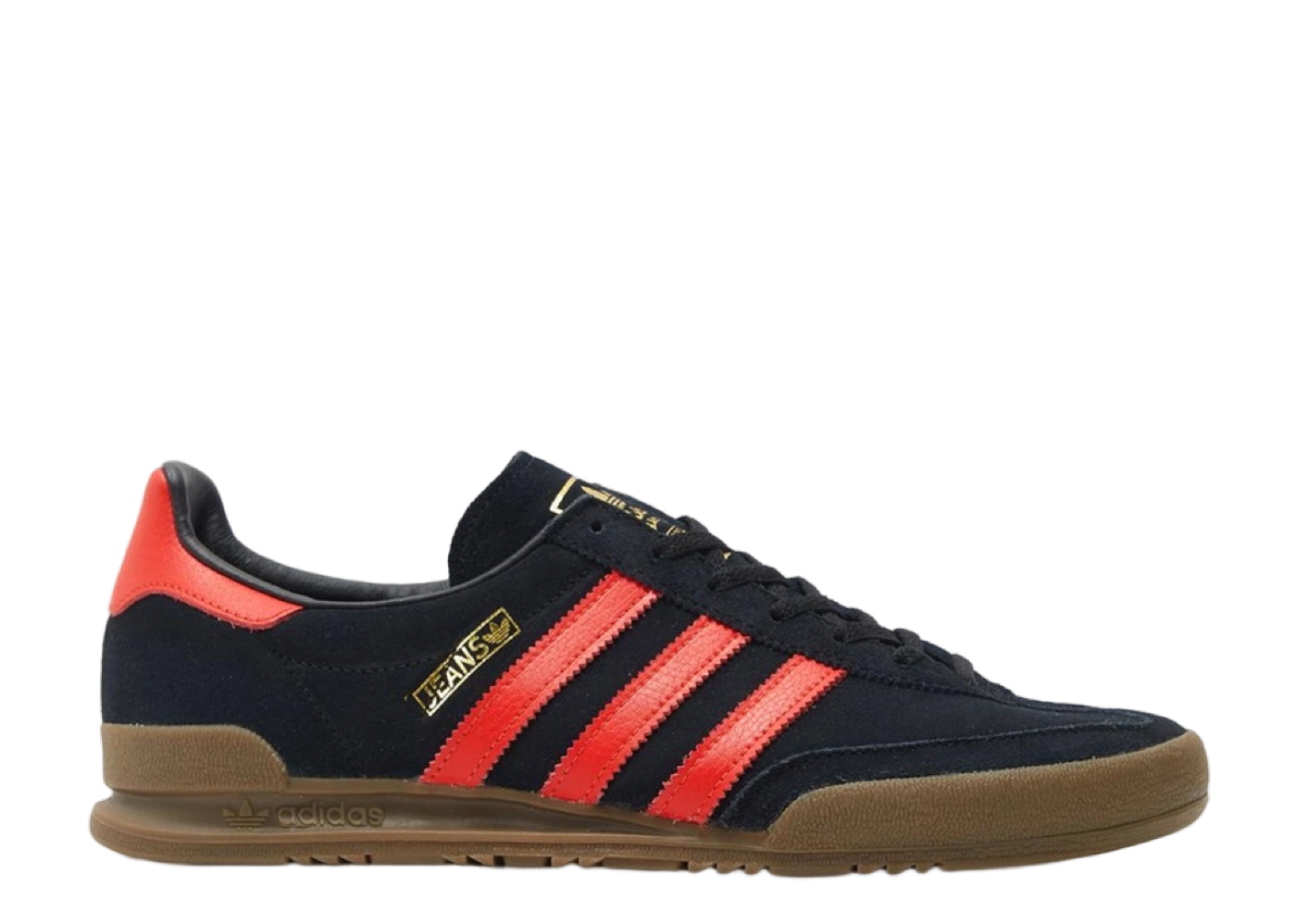 Adidas jeans red store and black