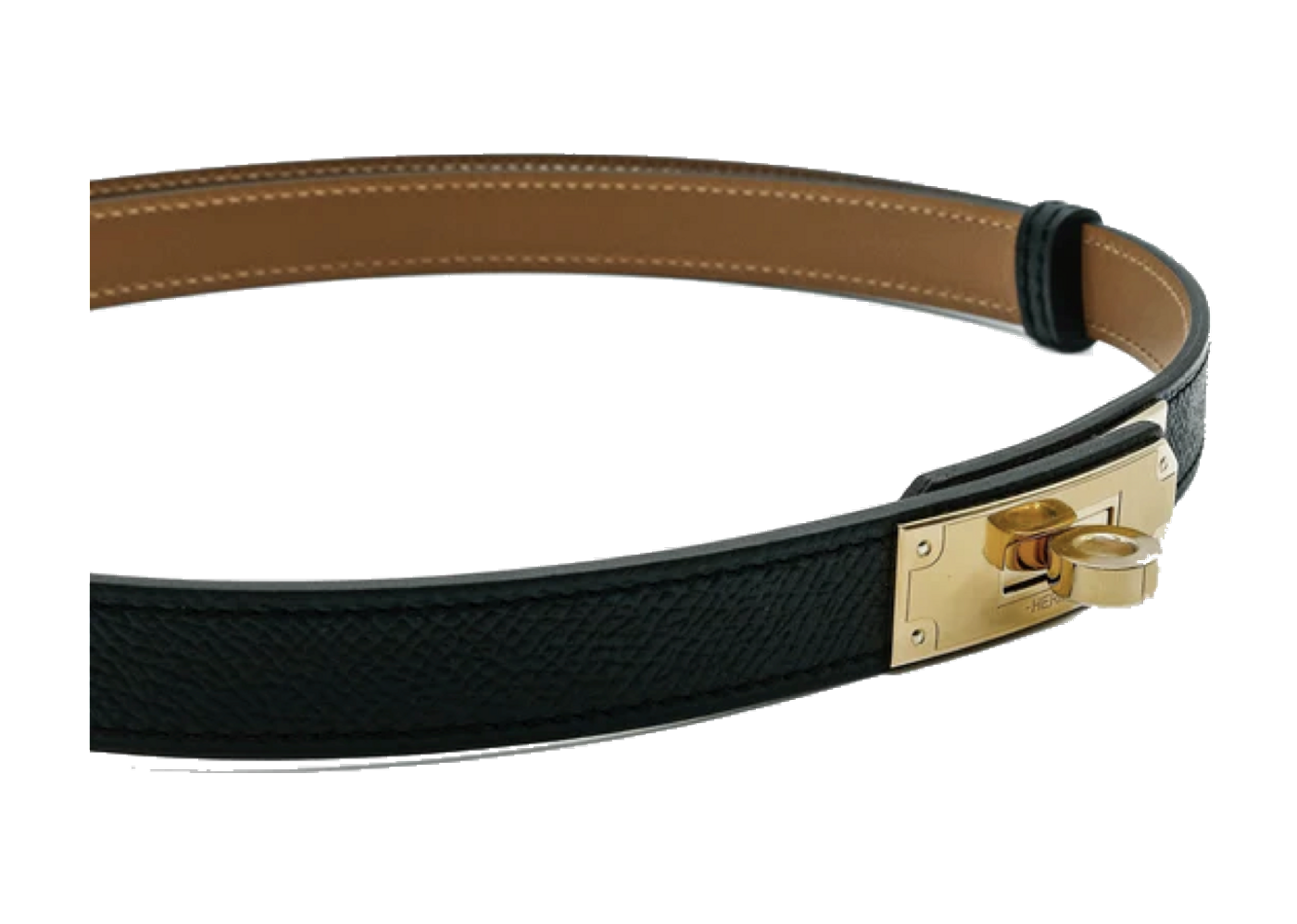 Hermes kelly sale belt black