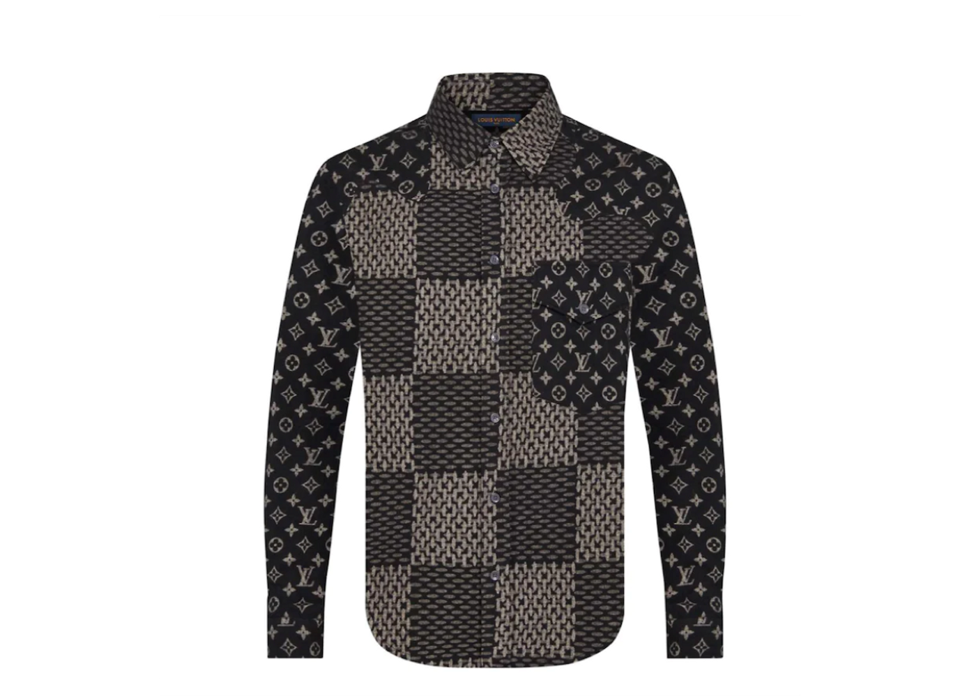 Louis Vuitton Nigo Giant Damier Monogram Button Up Shirt – Savonches