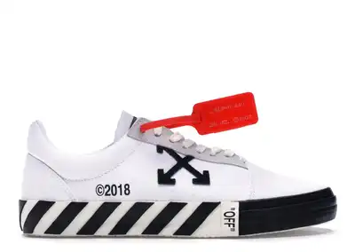 Off white vulc deals low updated stripes