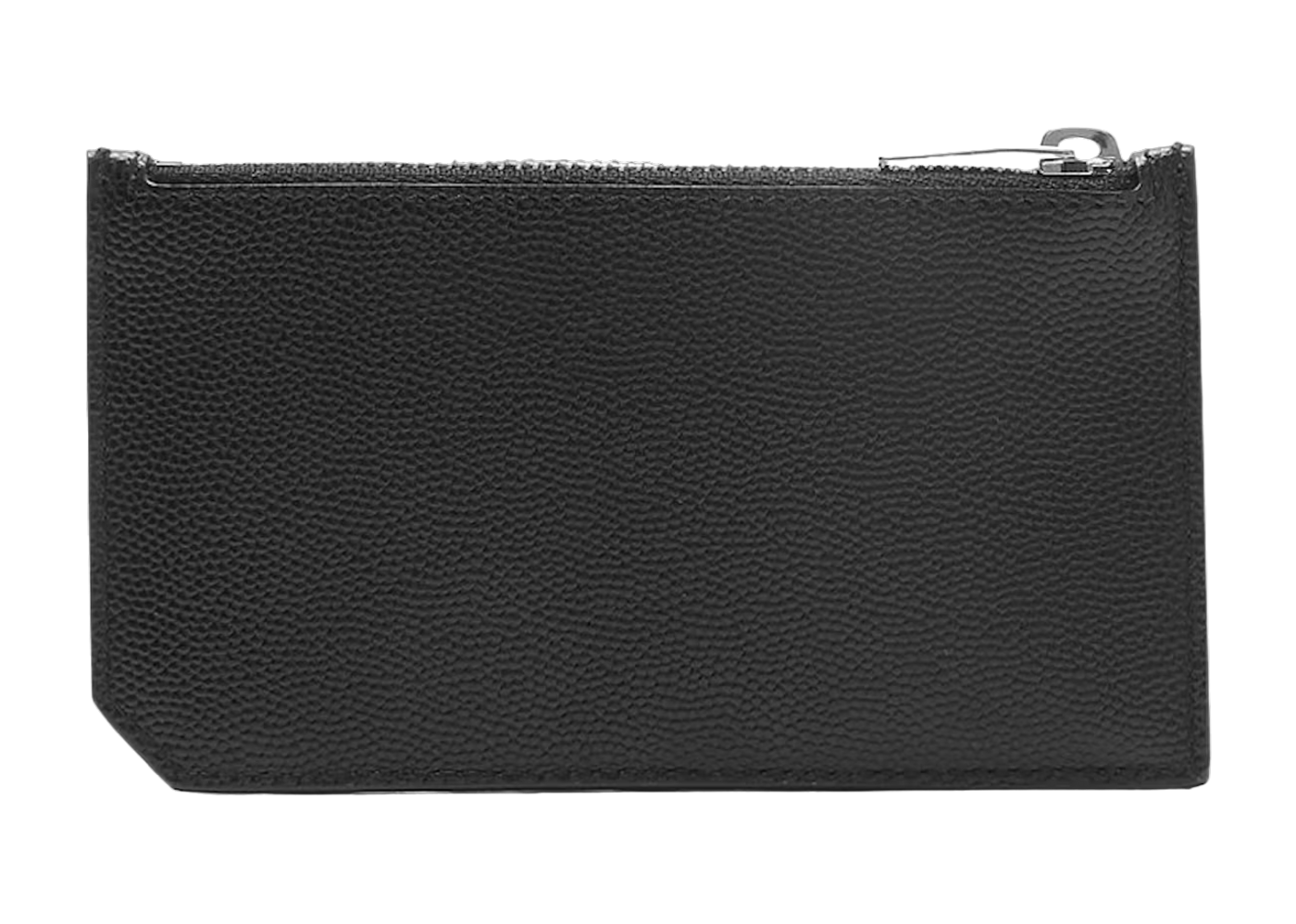 Saint Laurent 5 Fragments Pouch Card Case Grain de Poudre Black in