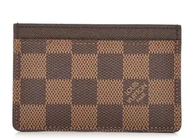 Louis Vuitton x Nigo Bear Coin Card Holder Damier Ebene Giant