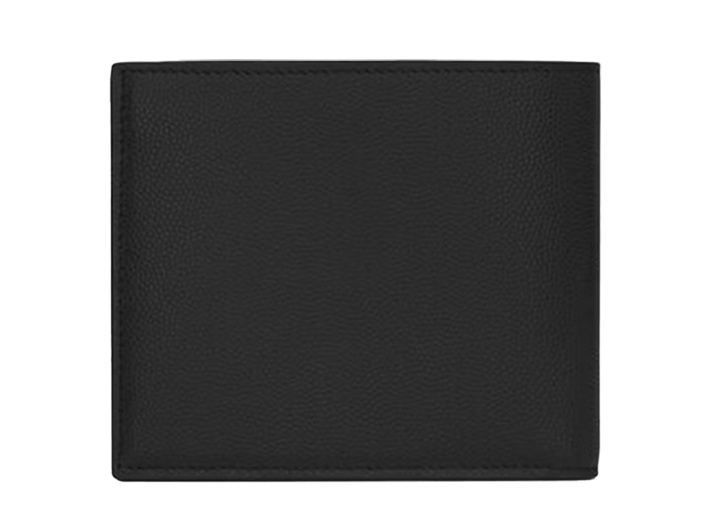 Saint Laurent Cassandre East/West Wallet Black Logo Matte Black in Embossed  Leather with Black-tone - US