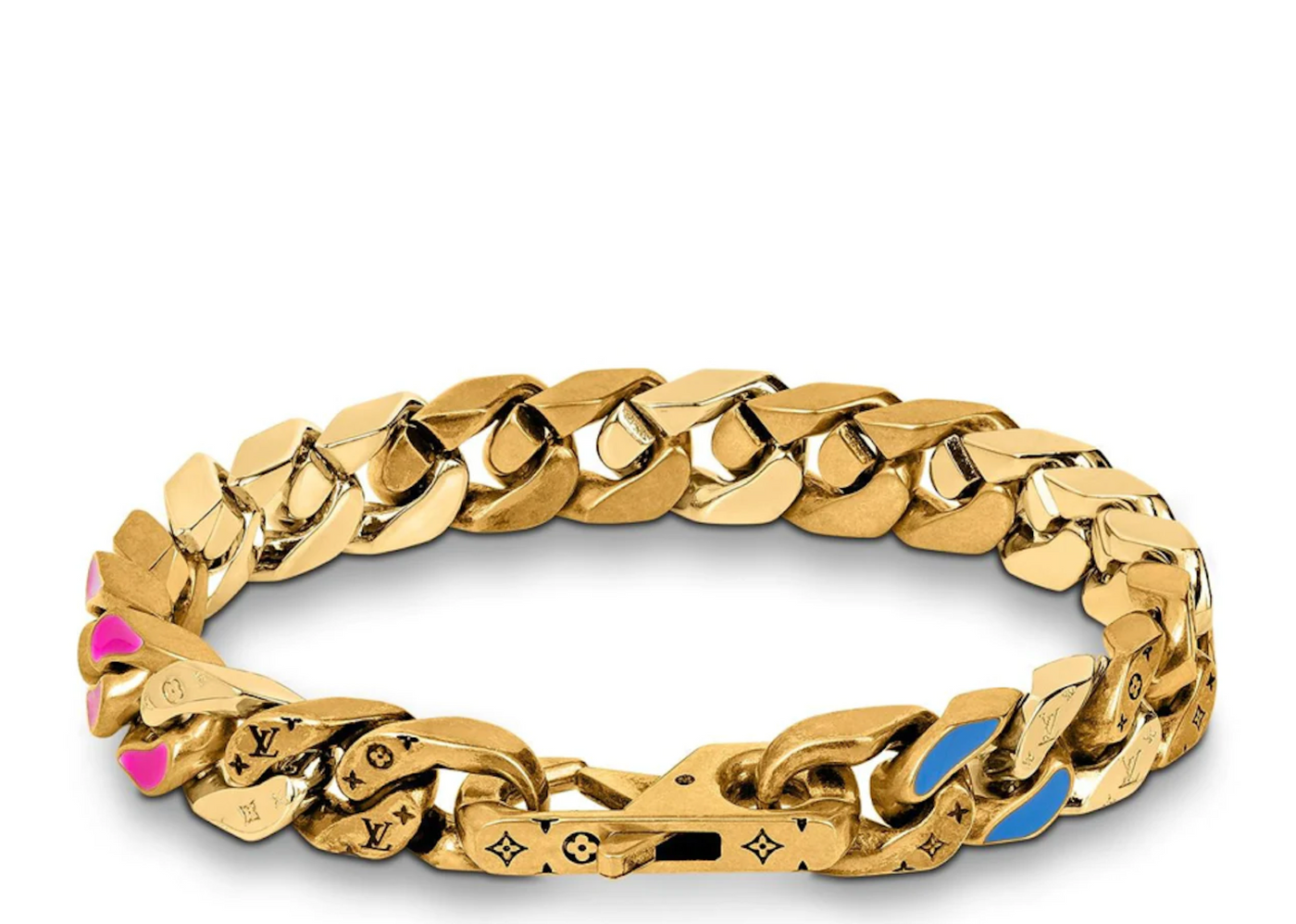 Products By Louis Vuitton: Chain Links Patches Bracelet