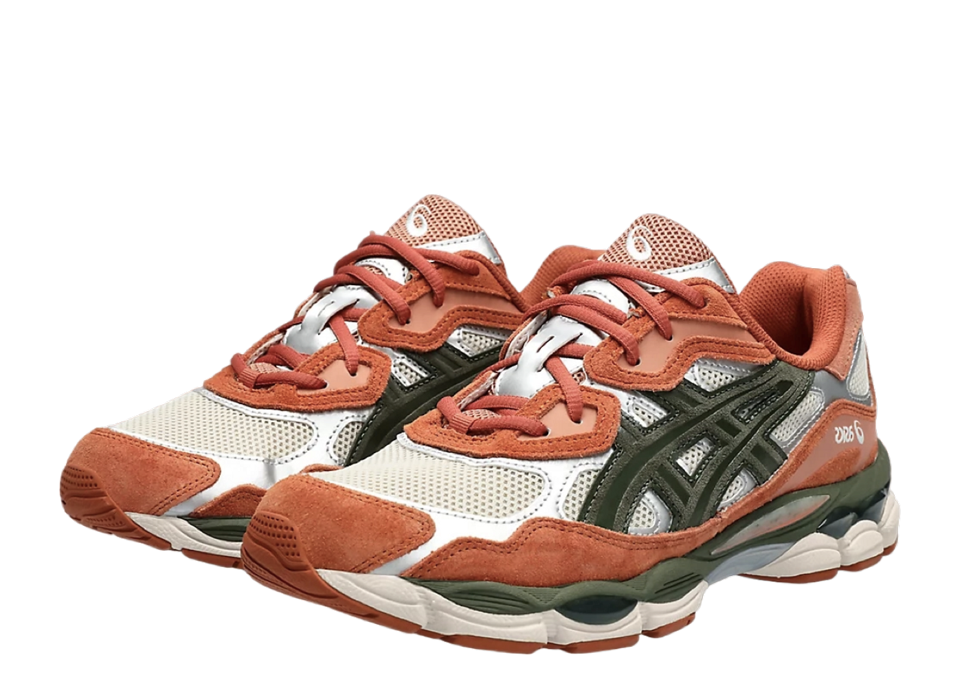 Asics on sale green orange