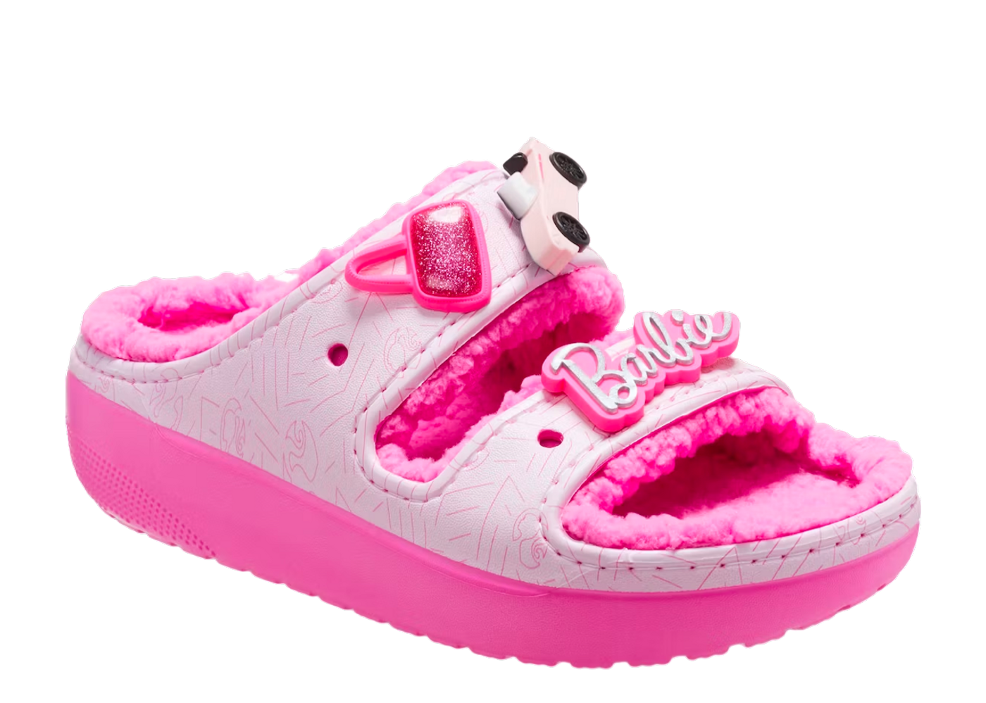 Crocs Crush Clog Barbie Black Pink