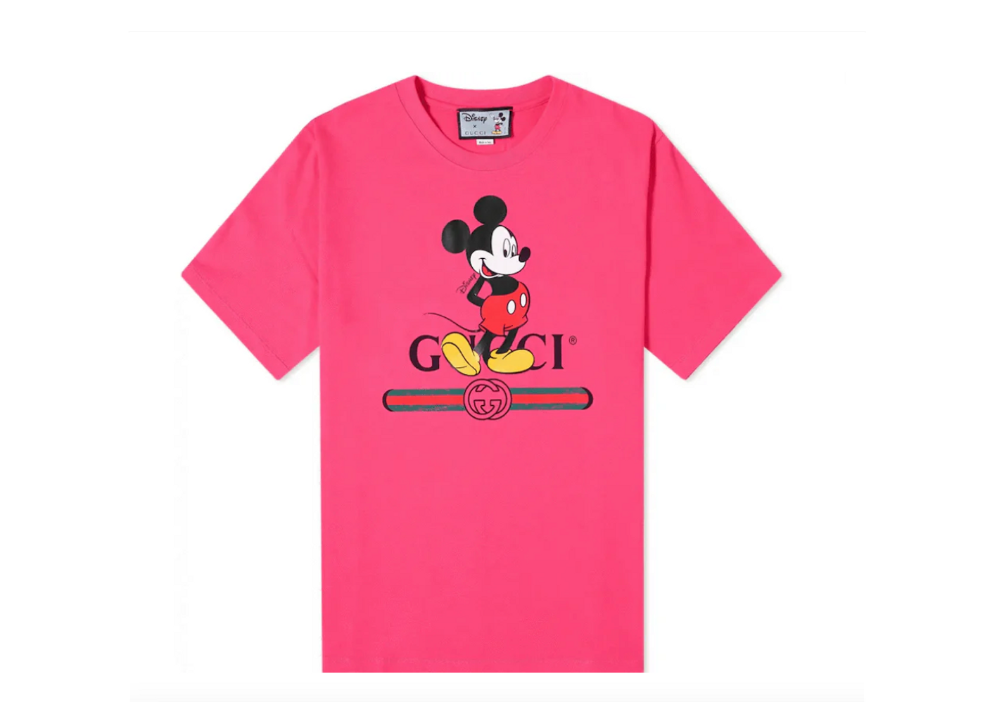 Gucci Mickey Mouse Transparent - Mickey Mouse Gucci Tshirt, HD Png