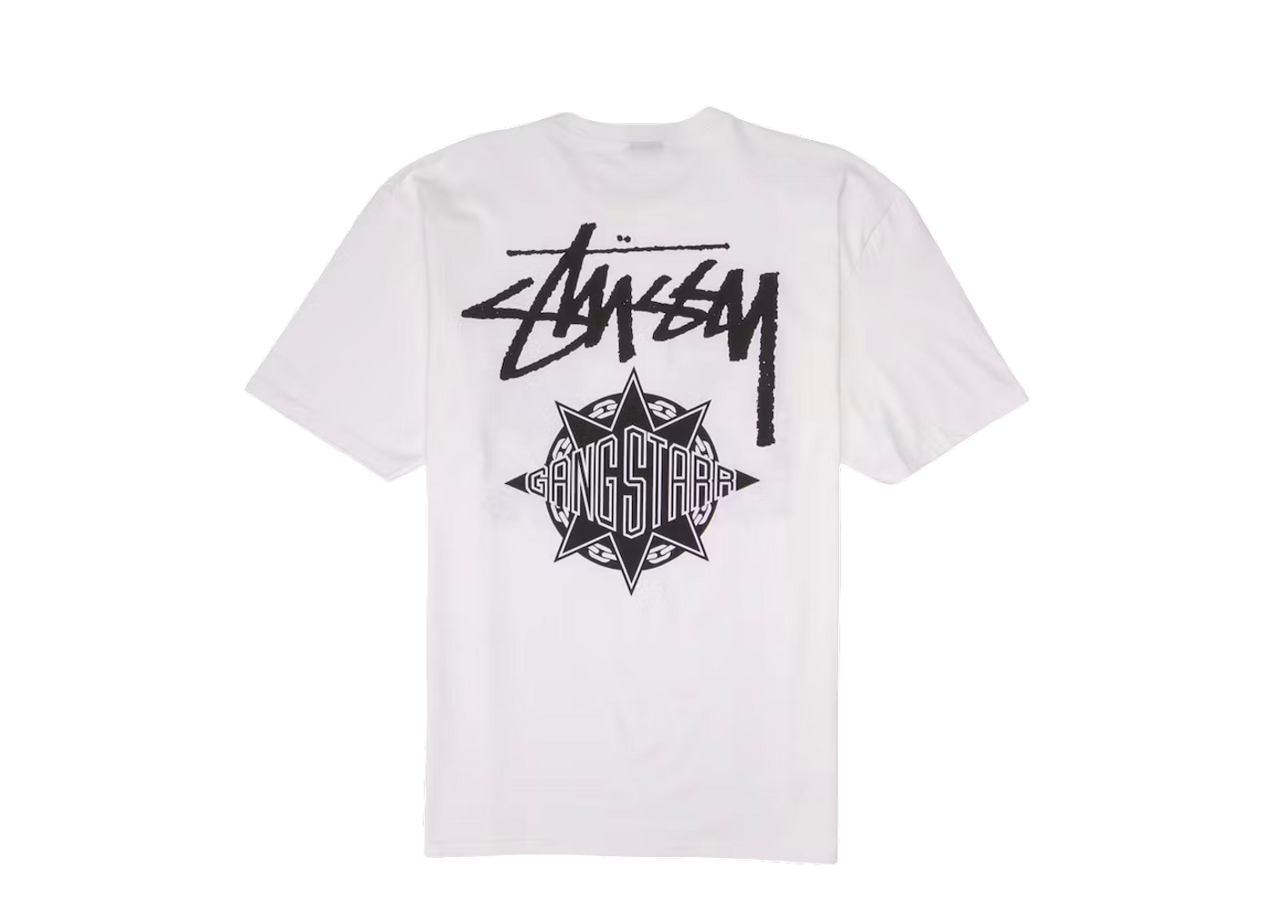 Beli Stussy Gang Starr Take It Personal Tee White | Kick Avenue