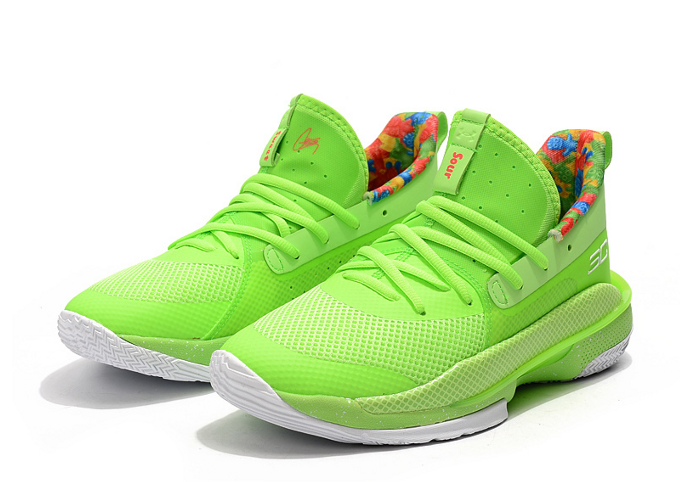 Curry 7 lime store green