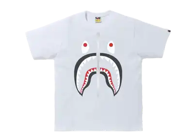 BAPE Layered Line Camo NYC Logo Tee Men's White/Black | Kick Avenue