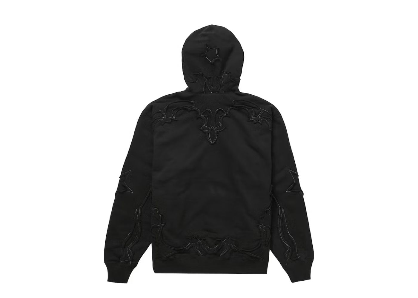 Supreme Western Cut Out Hooded Sweatshirt Black | Kick Avenue