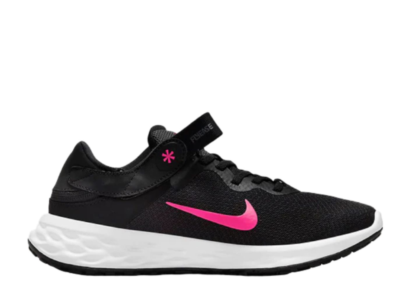 Nike Revolution 6 Flyease Next Nature Black Hyper Pink W Kick