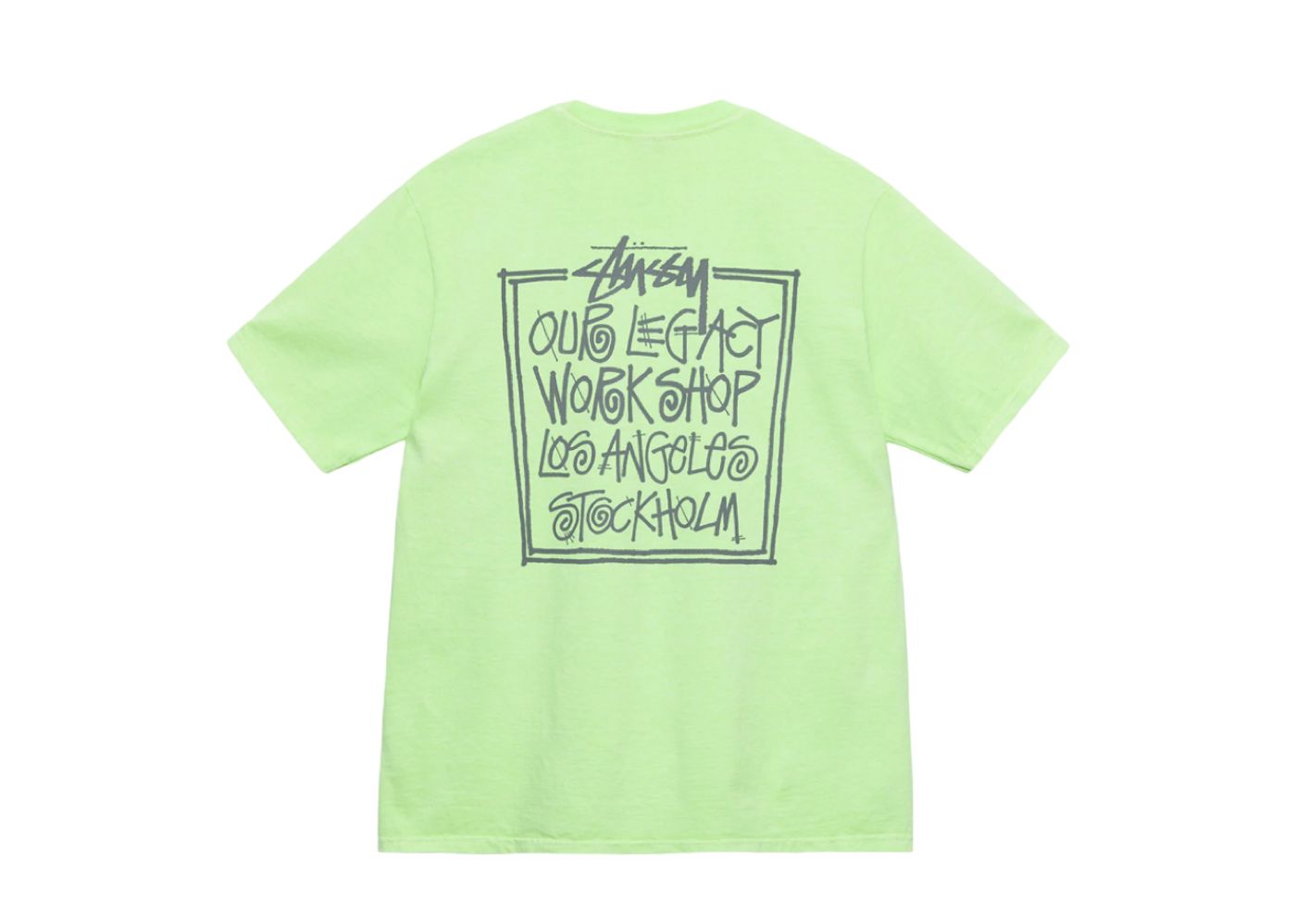 Beli Stussy Our Legacy Frame Pigment Dyed Tee Paradise | Kick Avenue