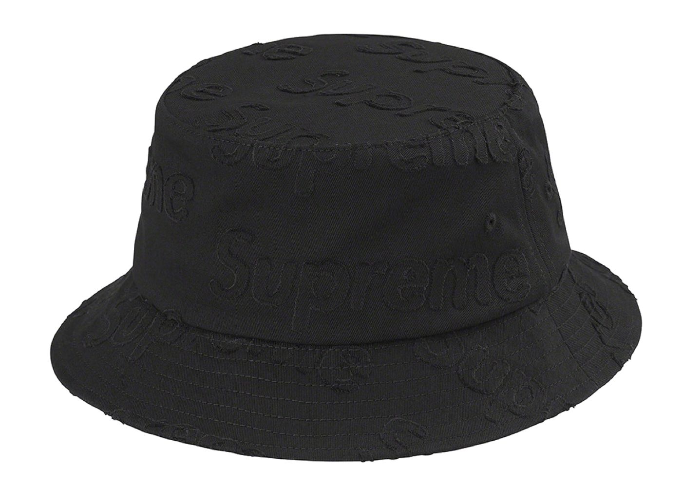 Supreme Lasered Twill Crusher Black | Kick Avenue