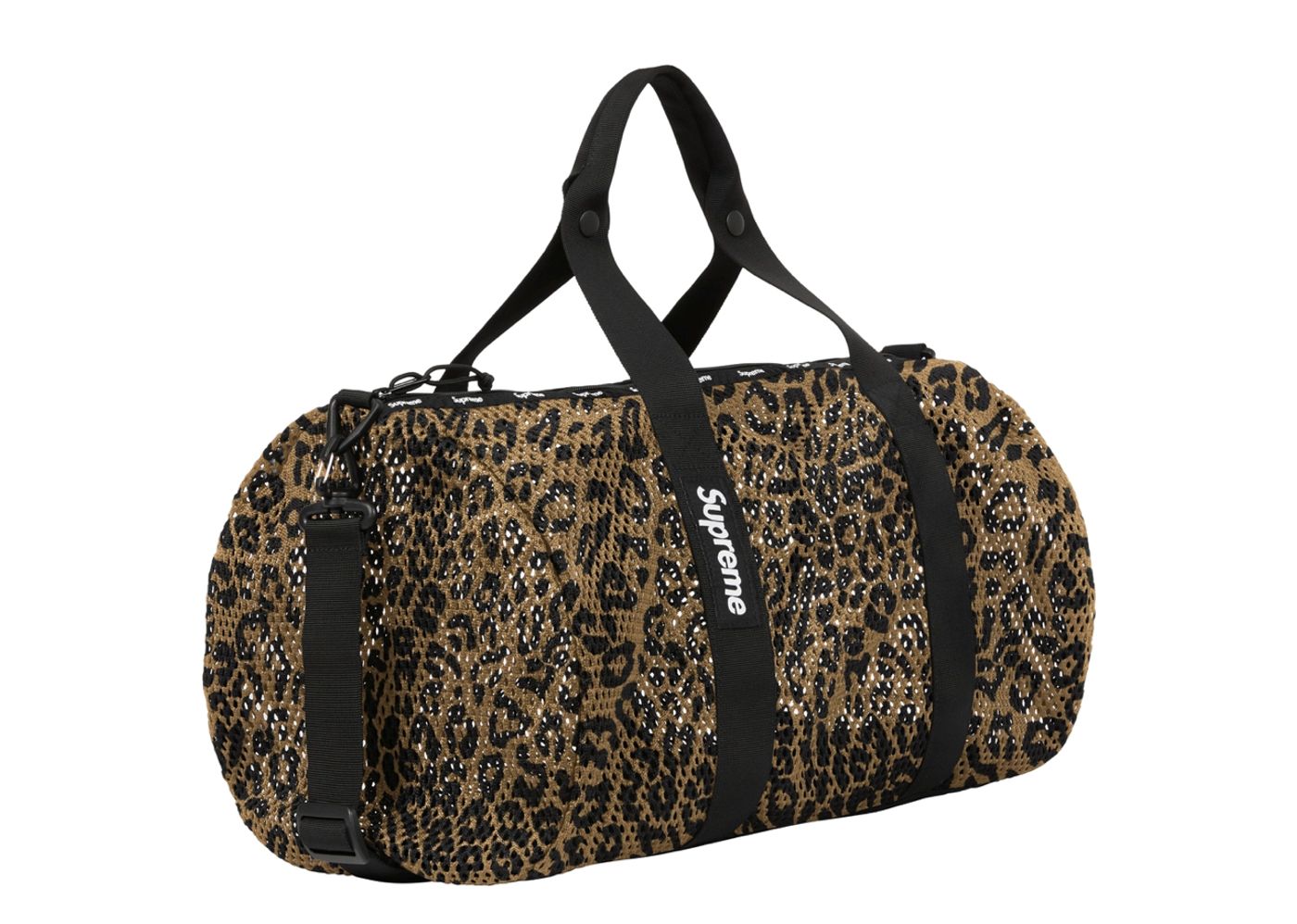 Beli Supreme Mesh Duffle Bag Leopard | Kick Avenue