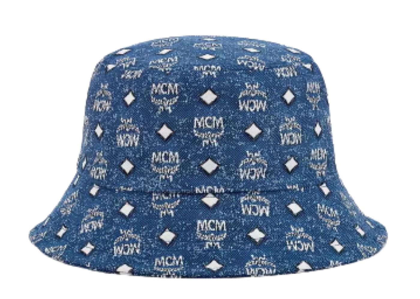 Blue mcm outlet hat