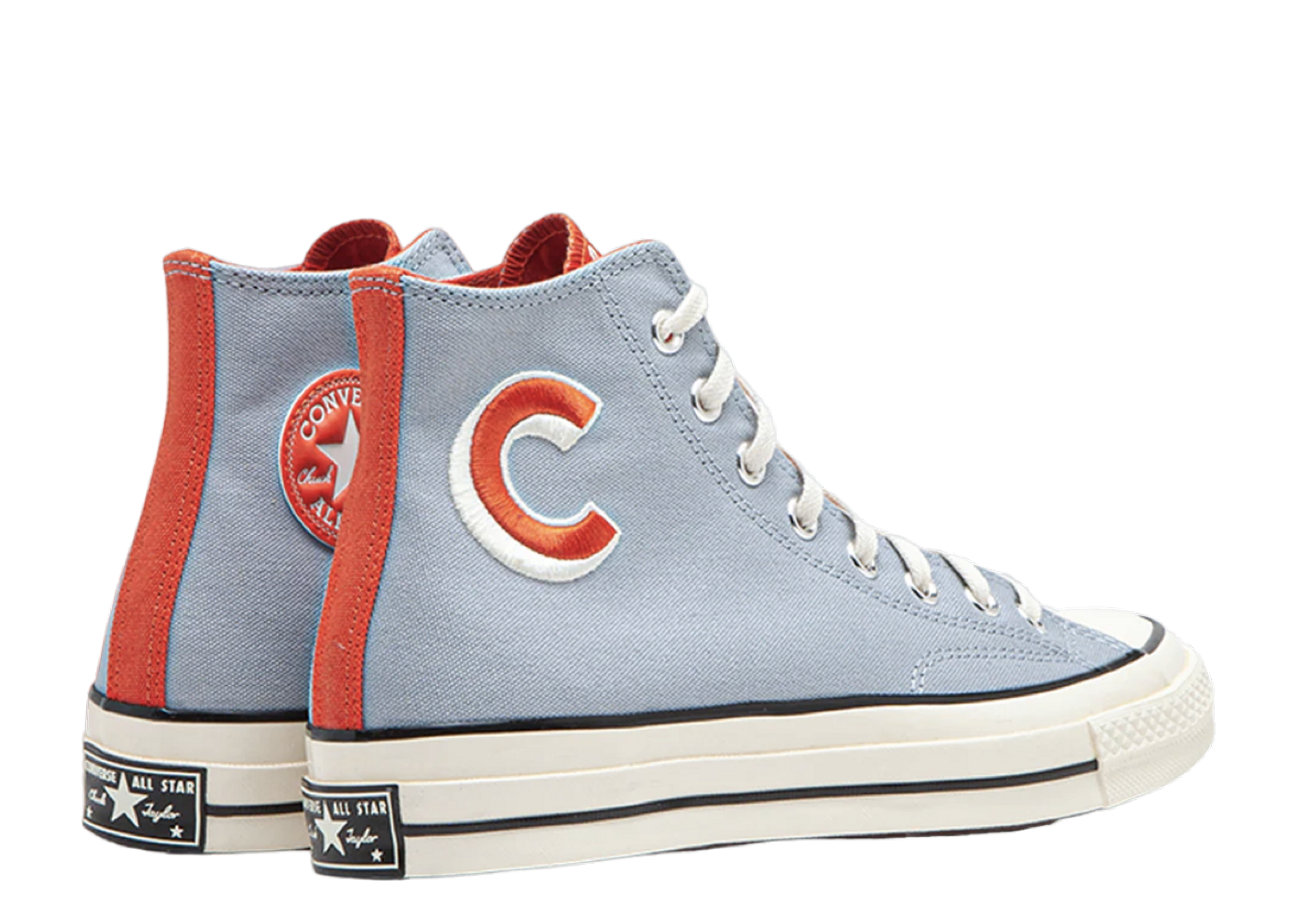 Converse blue store and orange