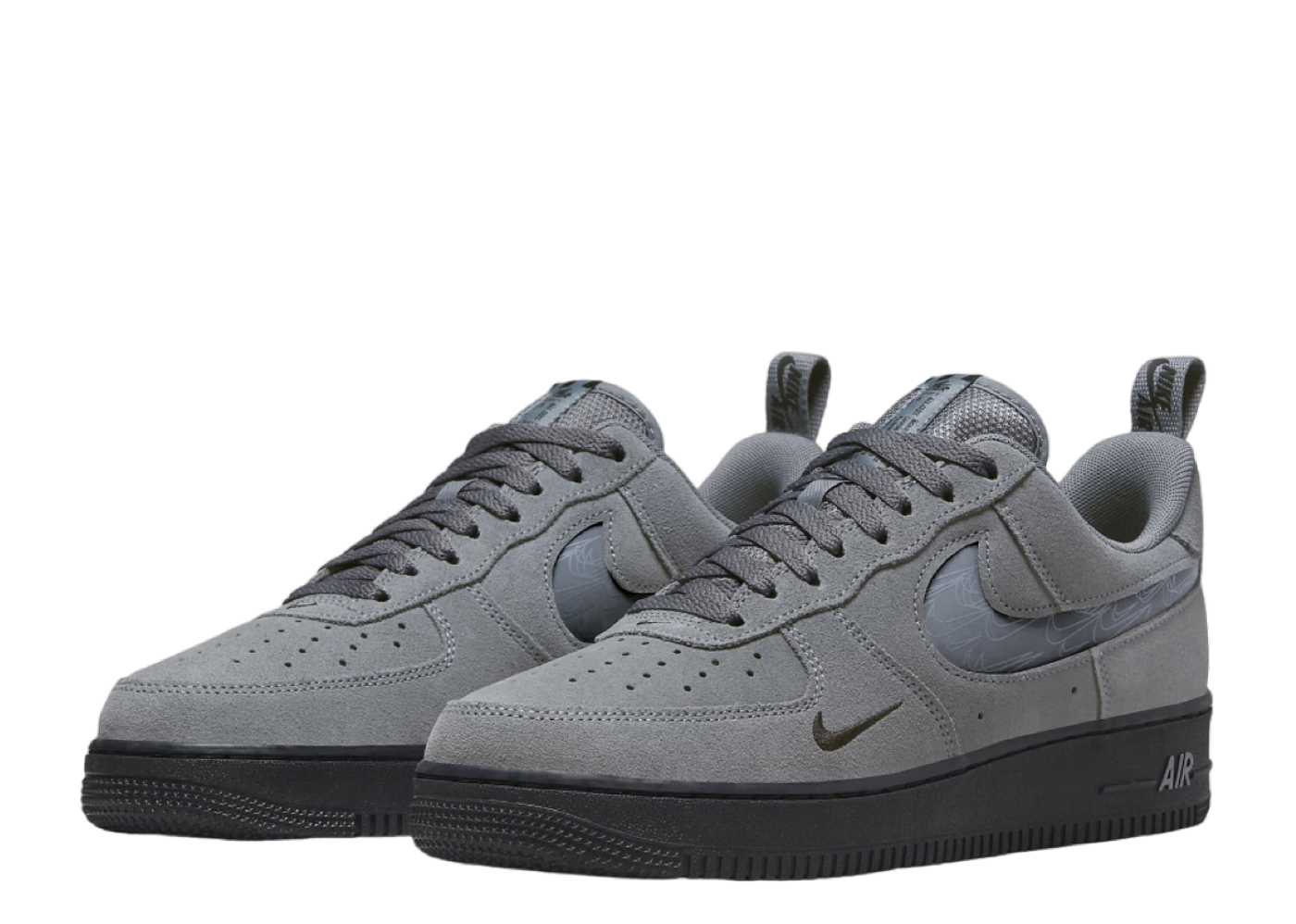 Beli Nike Air Force 1 Multi Etch Swoosh Cool Grey Kick Avenue