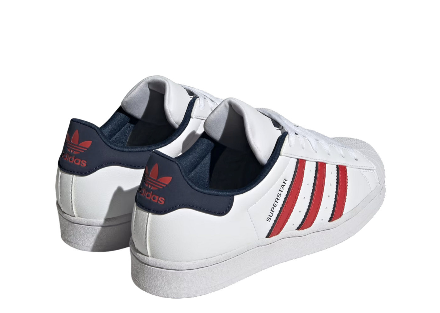 Adidas superstar red gs sale