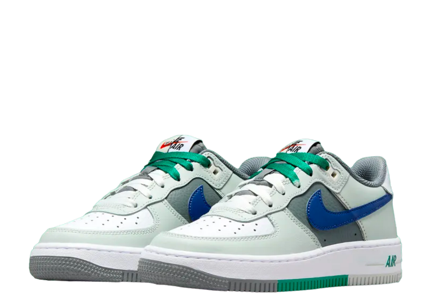 Beli Nike Air Force 1 Low Remix Light Green Grade School Kick Avenue