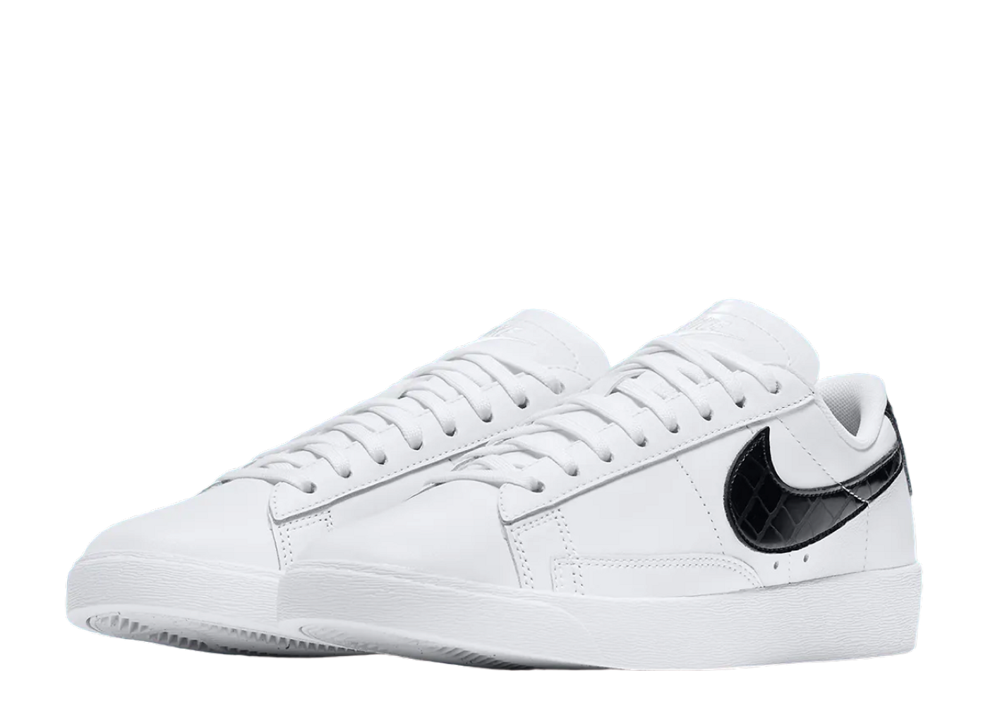 Beli Nike Blazer Low White Black Croc W Kick Avenue