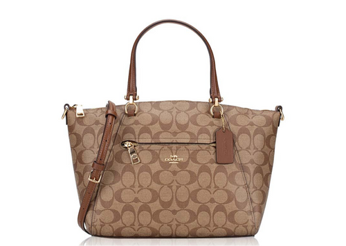 coach monogram satchel