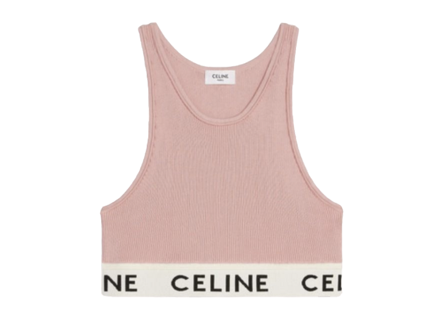 Celine Mesh Sport Bra Striped, Fesyen Wanita, Pakaian Wanita, Atasan di  Carousell