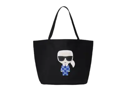 Women's RUE ST-GUILLAUME METAL NYLON TOTE BAG by KARL LAGERFELD