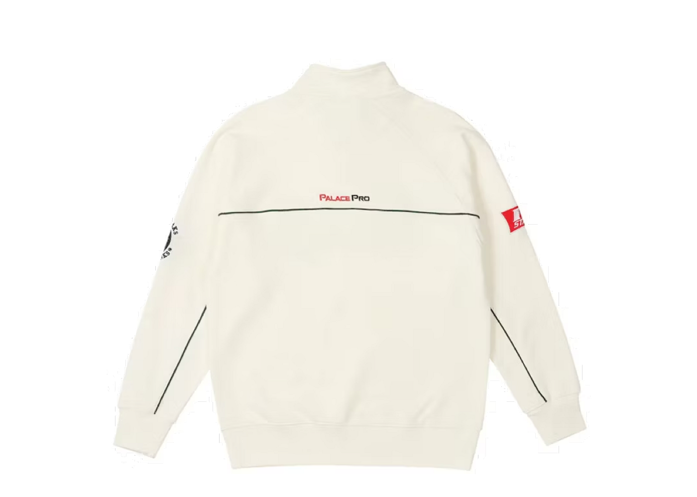 Palace Par 1/4 Zip Funnel White | Kick Avenue