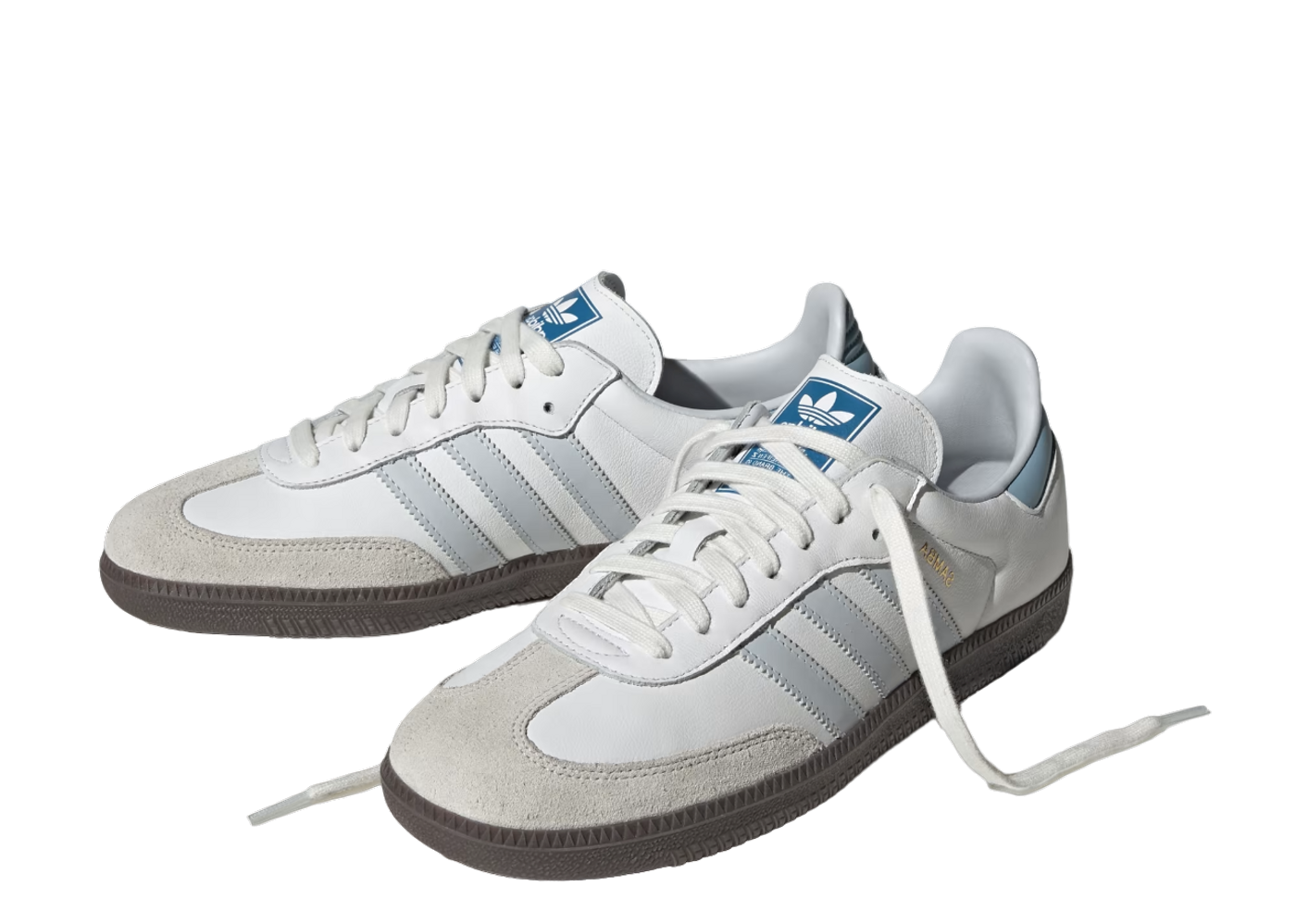 Adidas Samba OG Core White Blue Gum | Kick Avenue