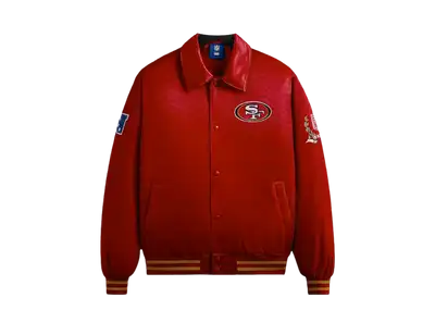 Kith x NFL 49ers Satin Bomber Jacket Dalle