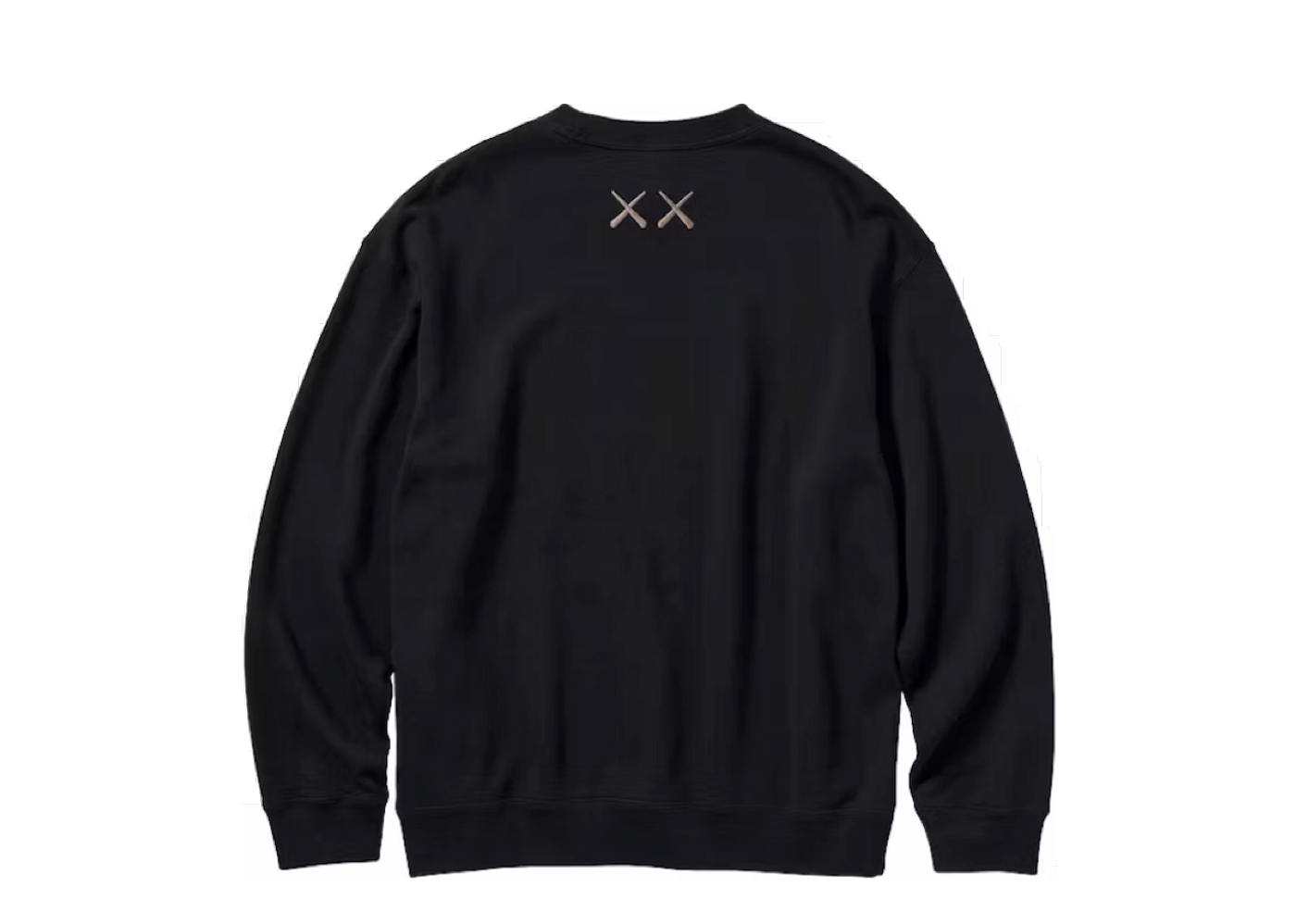 Beli KAWS x Uniqlo Longsleeve Sweatshirt Black Asia Sizing Kick