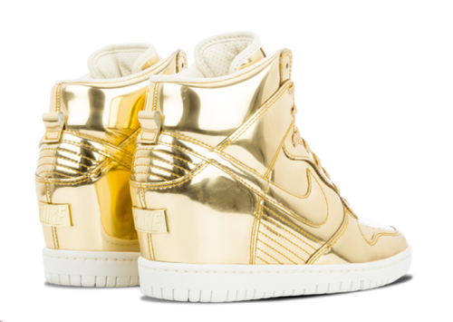 nike dunk sky hi liquid gold