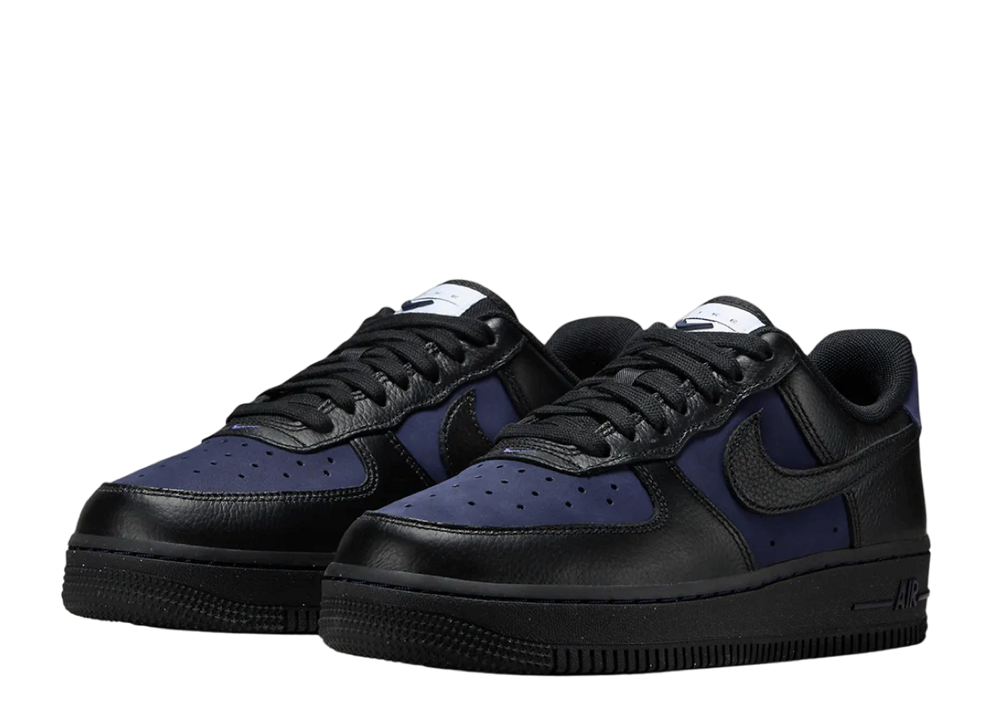 Black and purple nike air best sale force 1