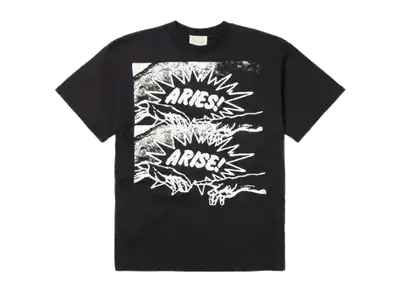 Aries Arise Connecting Tee Black - BLACK